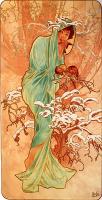 Mucha, Alphonse Maria - Winter